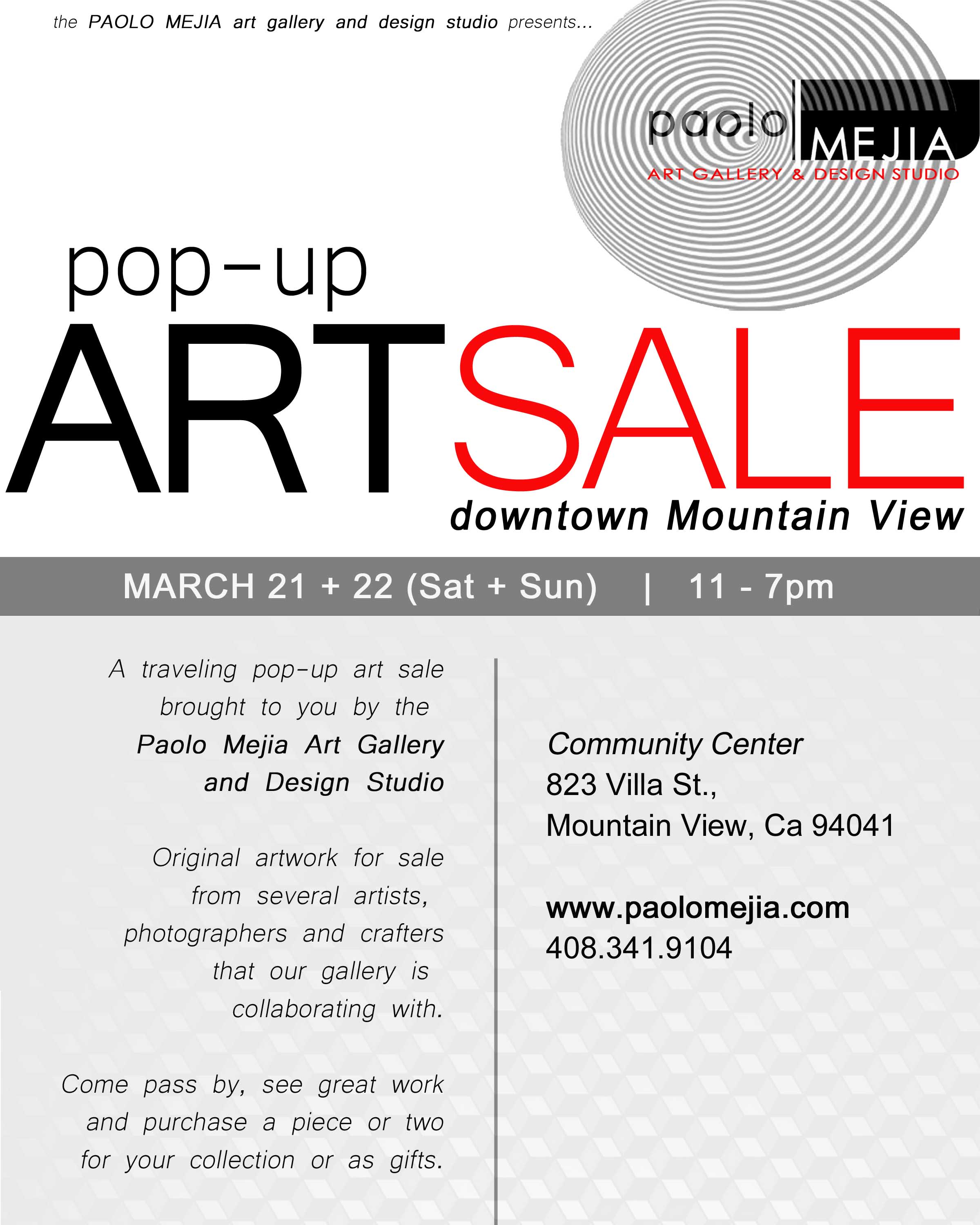 art sale - mt view